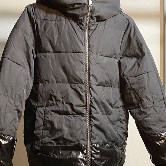Men's Black Puffer Jacket - Picture 1 of 6